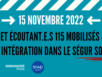 Mardi 15 novembre : Mobilisation nationale pour la reconnaissance salariale des écoutant·es 115