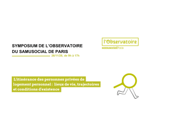 Symposium de l'Observatoire du Samusocial de Paris